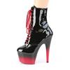 Pleaser - ADORE1020BRH Platform Boots, Pole dance shoes - Pole dance shoes - Black/Red Product image